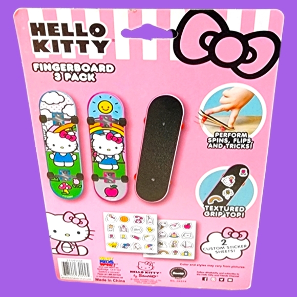 Hello Kitty Toys Hello Kitty Fingerboard 3 Pack Poshmark